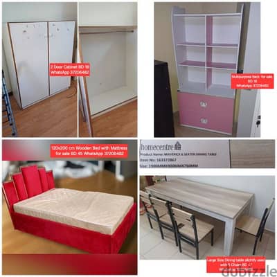 2 Door cabinet and other items for sale with Delivery