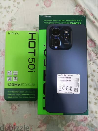 Infinix Hot 50i  256 GB 10 months warranty