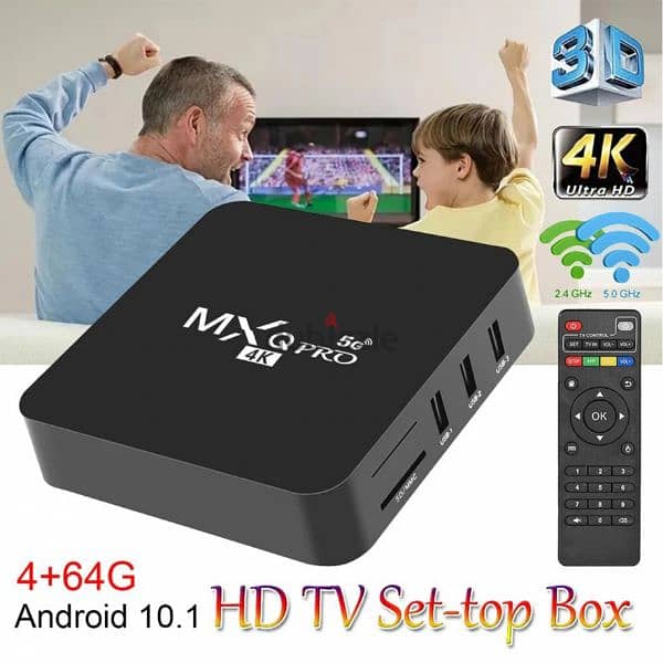 8K Android TV Smart BOX Reciever/watch all tv channels without Dish 1