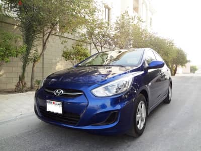 Hyundai Accent 1.6 L 2018 Blue Silngle User Well Maintained Sale