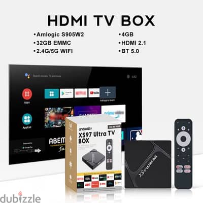 8K Android TV Smart BOX Reciever/watch all tv channels without Dish