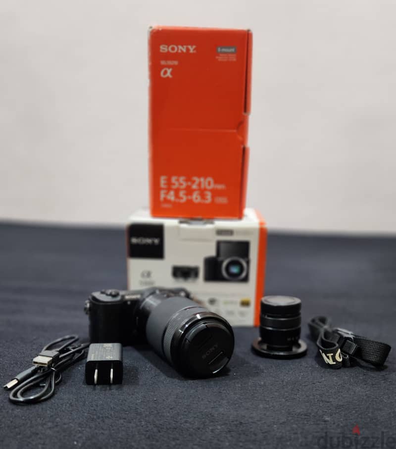 SONY A5100 Camera With 55.210mm Lens & E Mount 35MM F/1.7 Lens 3