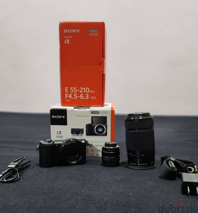 SONY A5100 Camera With 55.210mm Lens & E Mount 35MM F/1.7 Lens 5