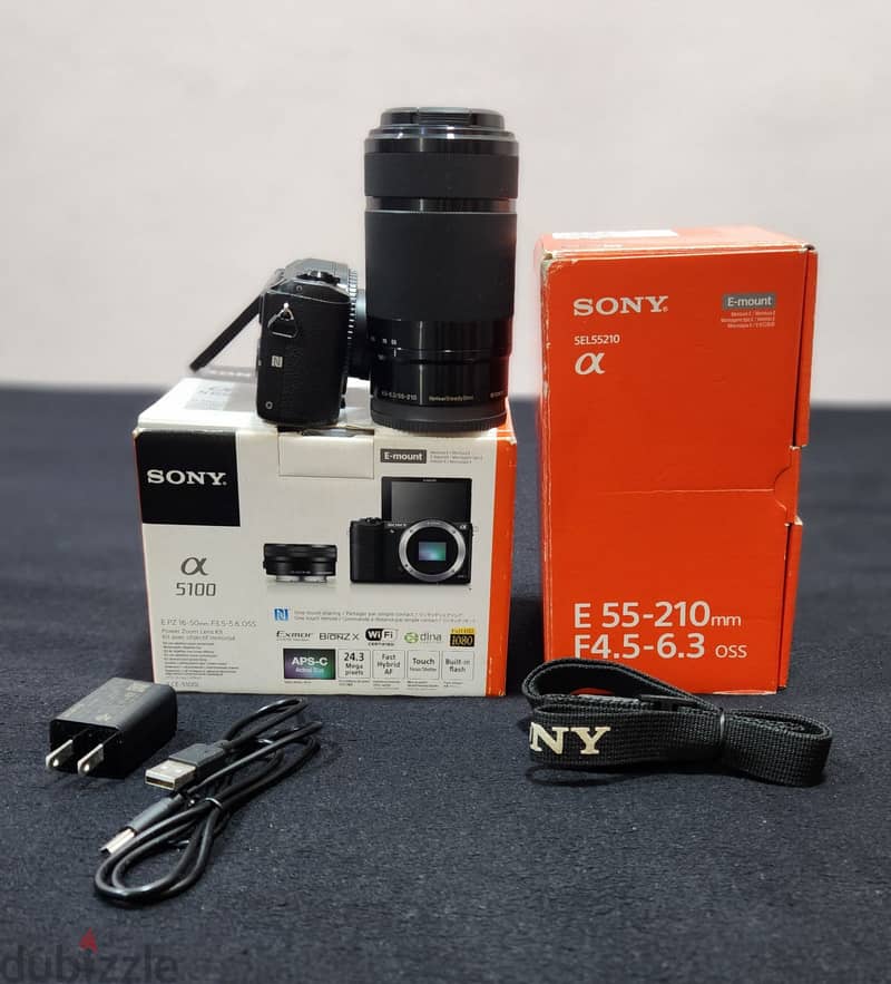 SONY A5100 Camera With 55.210mm Lens & E Mount 35MM F/1.7 Lens 11