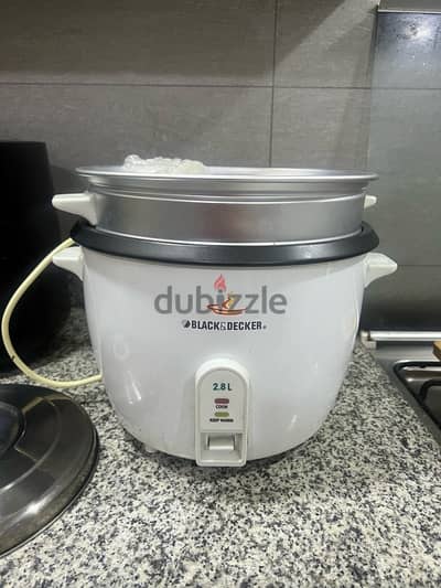 Black & Decker rice cooker + Steamer