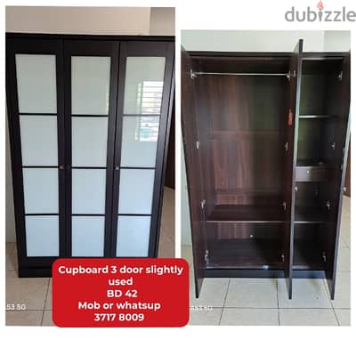 cupboard and other household items for sale with delivery