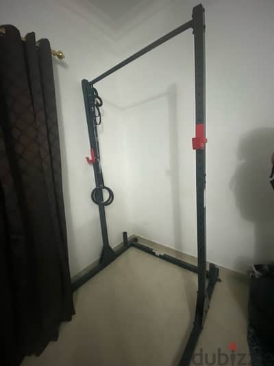 pull-up bar/ squat rack