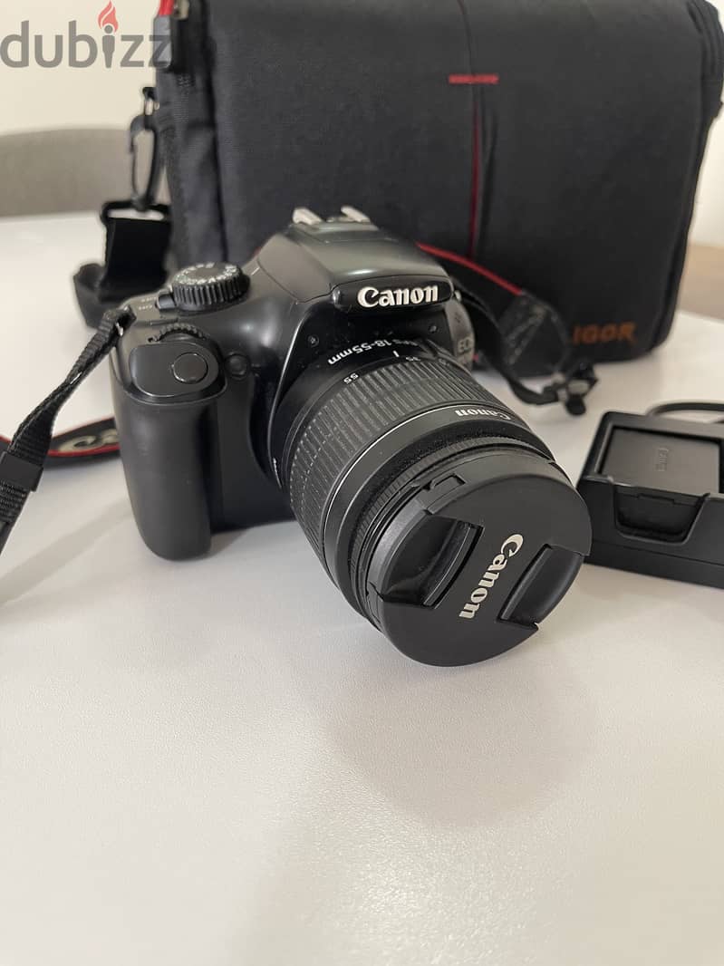 Canon 1100d Very less used and clean condition.  60 bd 1