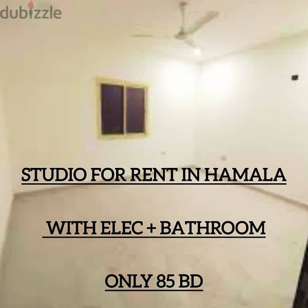 NEW STUDIO FOR RENT IN HAMALA 85 ONLY 0