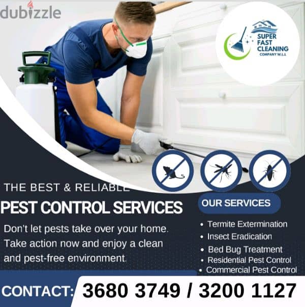 Cleaning & Pest Pontrol Services 1