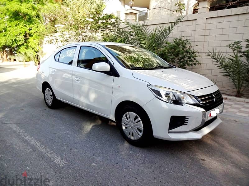 Mitsubishi Attrage 1.2 L 2020 White Single User Well Maintained Urgent 1