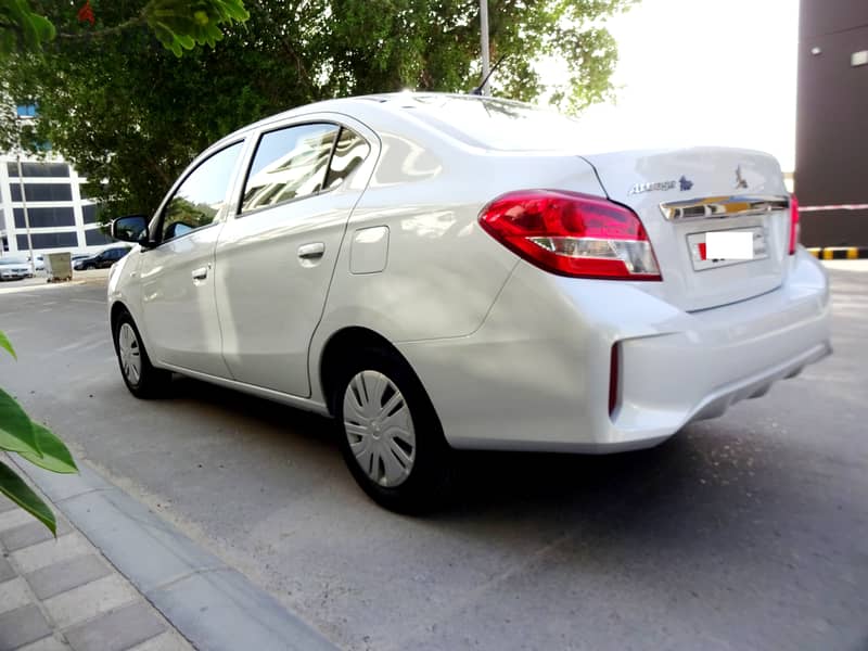 Mitsubishi Attrage 1.2 L 2020 White Single User Well Maintained Urgent 4