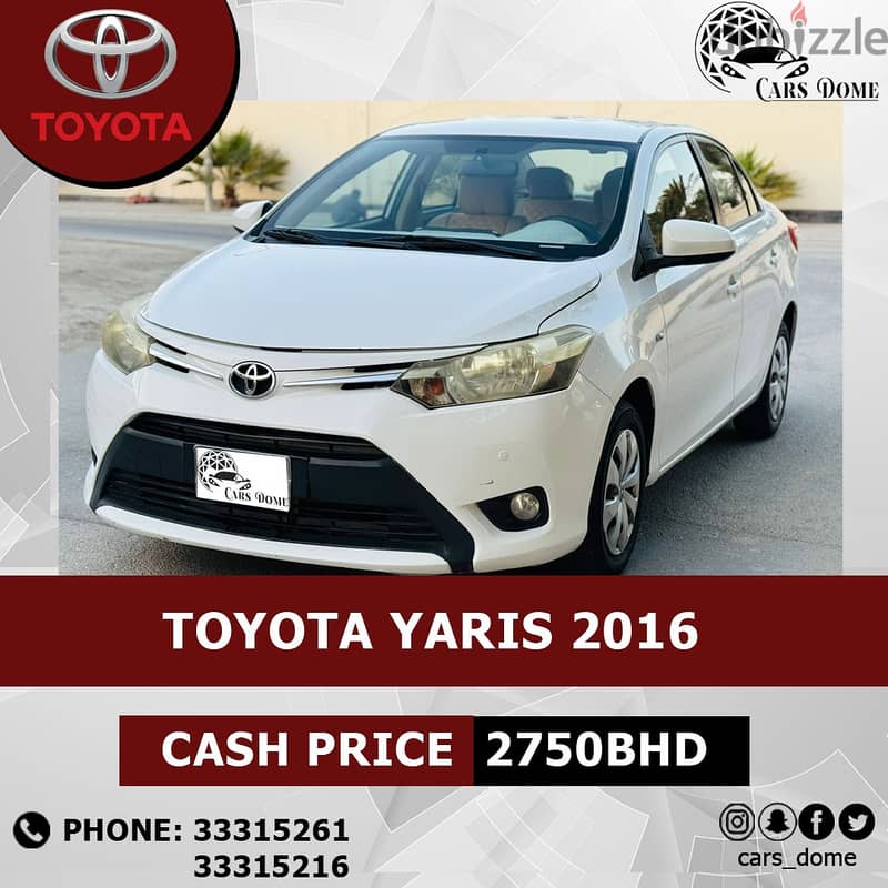 Toyota Yaris 2016 1.5L تويوتا ياريس 6