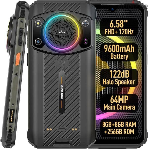 Ulefone ARMOR 21  256GB  ram 8+8 9600mAh Battery 3