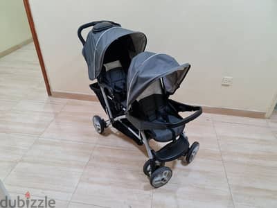 graco double stroller  in excellent condition pickup juffair