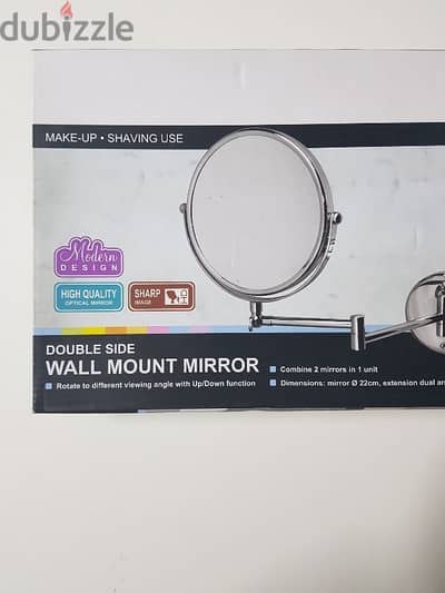 Double Side Wall Mount Mirror