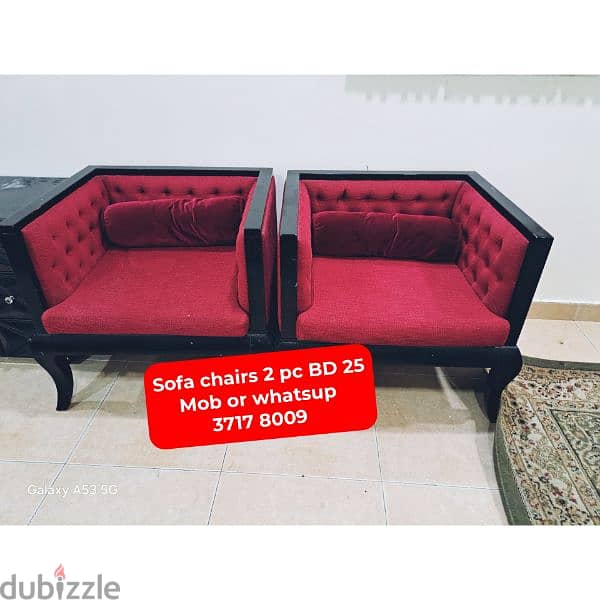 Dinning table with 4 chairs+bench and other household items for sale 2