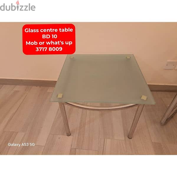 Dinning table with 4 chairs+bench and other household items for sale 3