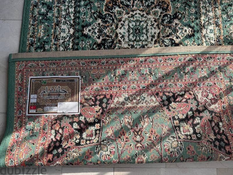 Turkish Carpet-150x220 cm -Ex. Condition-very new + BONUS Extra Carpet 10