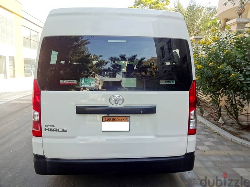 Toyota Hiace High Roof New Shape Private Passenger Bus 3