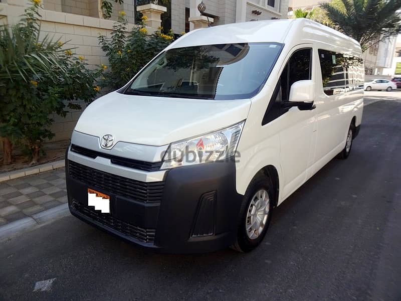 Toyota Hiace High Roof New Shape Private Passenger Bus 4