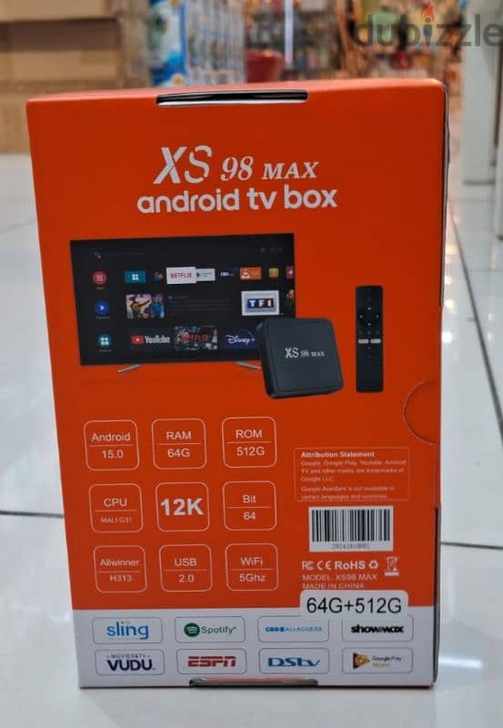 XS98 Max Android Tv Box 1