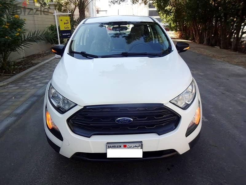 Ford Ecosport 1.5 L 2018 White Single User Well Maintained Urgent Sale 1