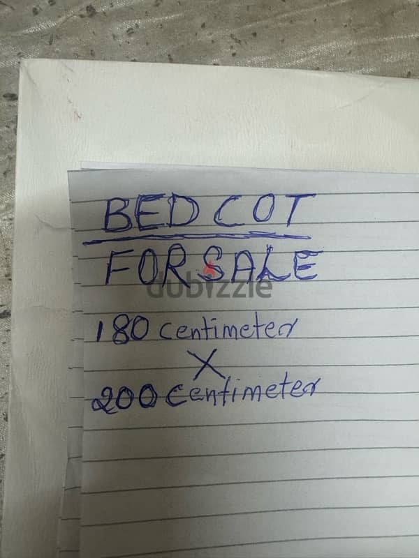 ONLY Sale For BED COT 2