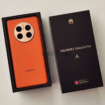 Huawei mate 50 pro orange gold 12 gb 512 new condition