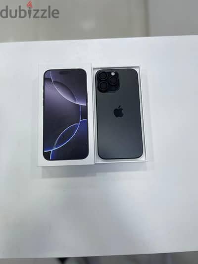 iphone 16 pro max 256 gb new just activated 4 days full warranty