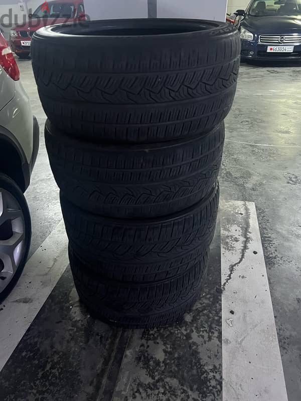 Nitto tyre  2x 275/40/20 2x 315/35/20 8