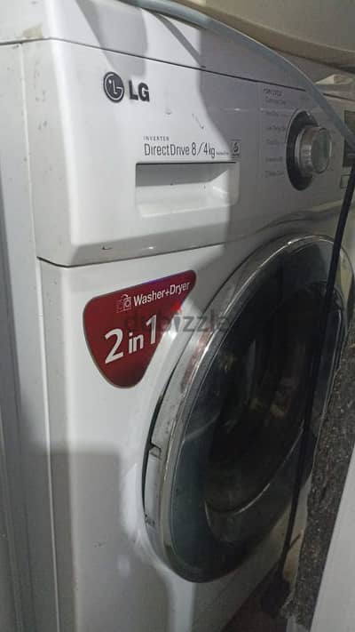 front door LG washing machine