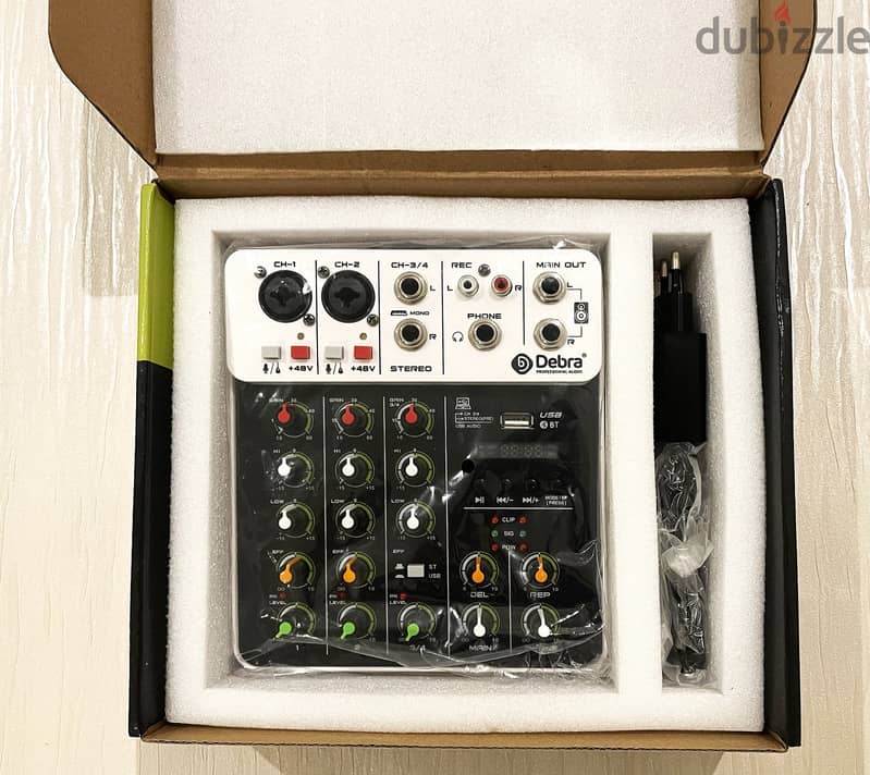 Mini Audio Mixer 4 Channel 1