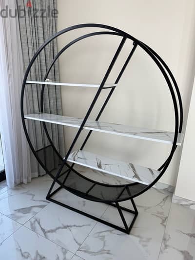 Circular Designer Open Shelf For Sale