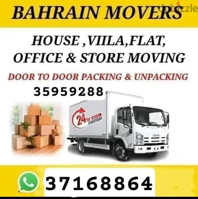 Bahrain mover falt Villa office shop stor shifting