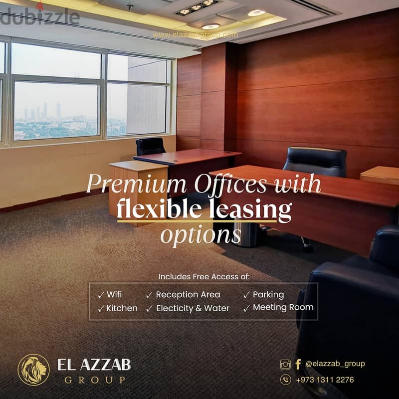 ᵫGet your commercial office in Adliya gulf hotel . for 84bd monthly. 0