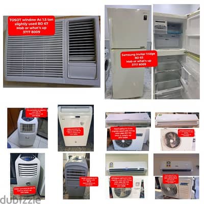 variety of Acs fridge washing machine cooking range4sale with delivery