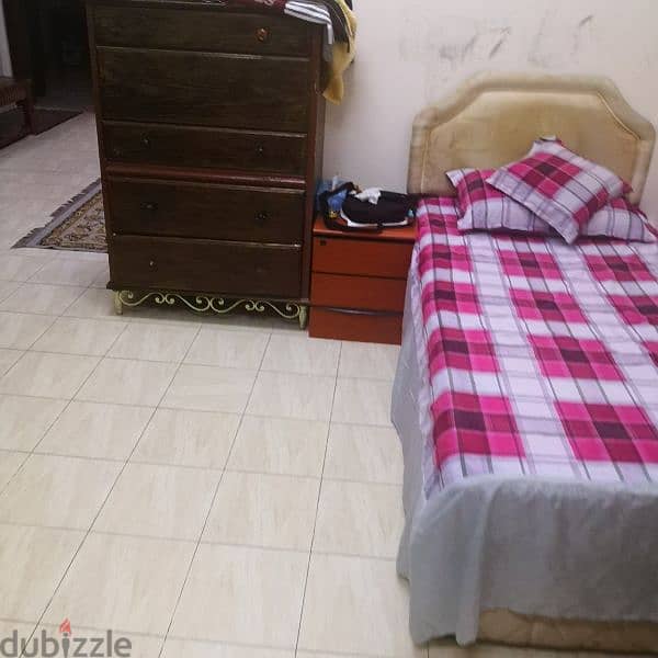 Bed space furnished room for rent in muharaq. 15