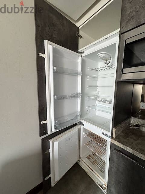 Built-in fridge-freezer with NEW COMPRESSOR, used 0