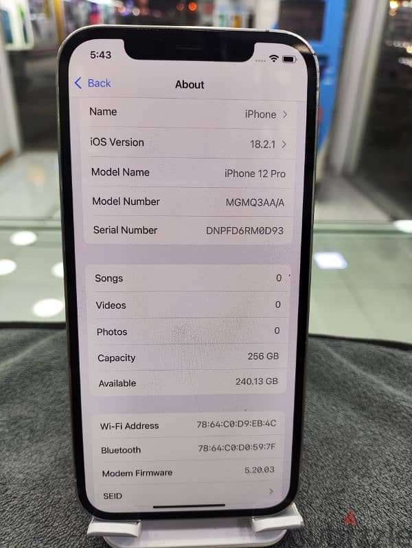 iphone 12 pro 256gb silver only phone 86% battery health 1