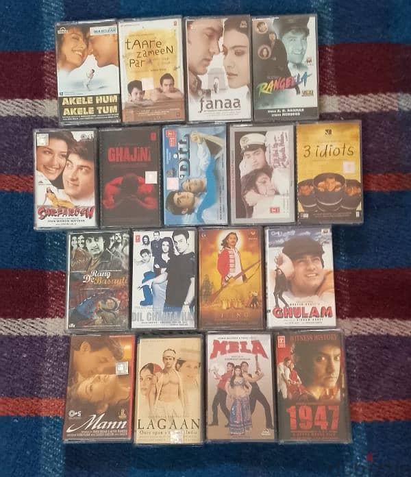 AAMIR KHAN MOVIES (102 FILMS"CDS -VCDS-VHS-DVDS-BLURAYS-TAPES") 1