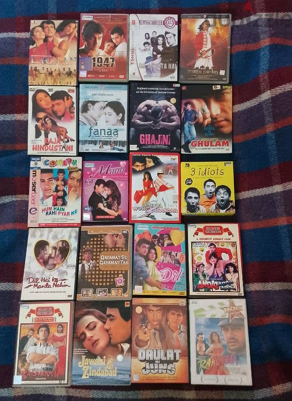 AAMIR KHAN MOVIES (102 FILMS"CDS -VCDS-VHS-DVDS-BLURAYS-TAPES") 7