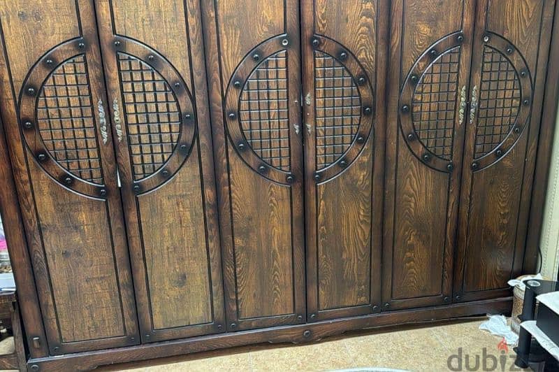 Six Doors Cupboard Brown Colour in A good Condition 1