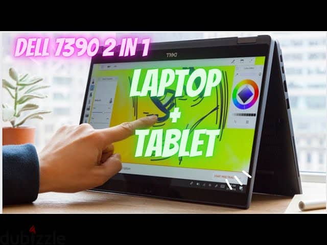 Special 2 in 1 DELL Touch Laptop+Tablet Core i5 8th Generation 8GB RAM 0