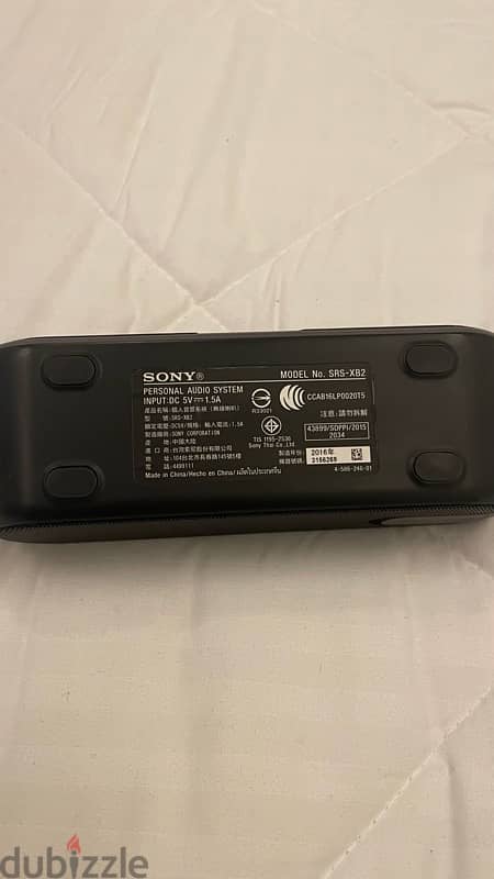 Sony speaker model (( SRS-XB2 )) 2