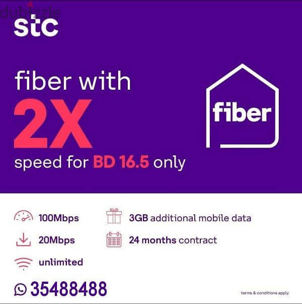 stc fiber only 18.15 BHD per month for a free or discounted Device. 1