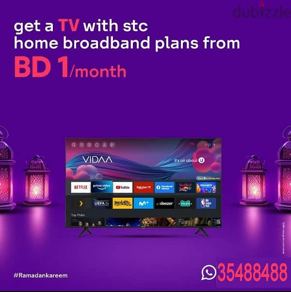 stc fiber only 18.15 BHD per month for a free or discounted Device. 6