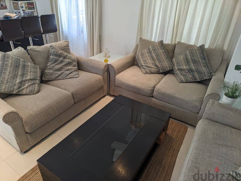 Sofa set (3 piece) 2