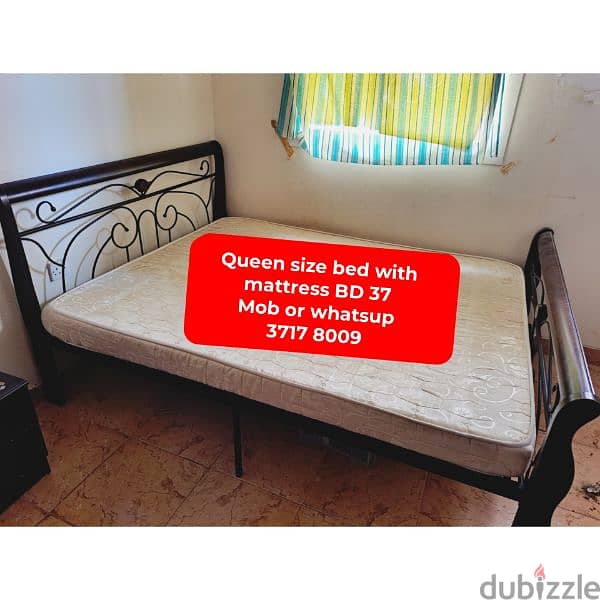 King size bed frame and other household items for sale with delivery 15