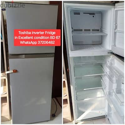 Toshiba inverter Fridge and other items for sale with Delivery